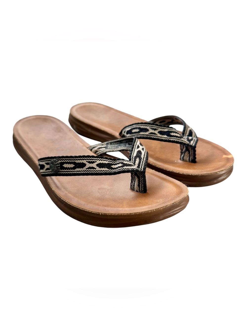 Blowfish Malibu Wedge Flip Flop Sandals – Women’s Size 8 Boho Tribal Print